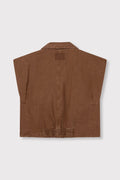Gilet Marlie van Refined Department, kleur Brown