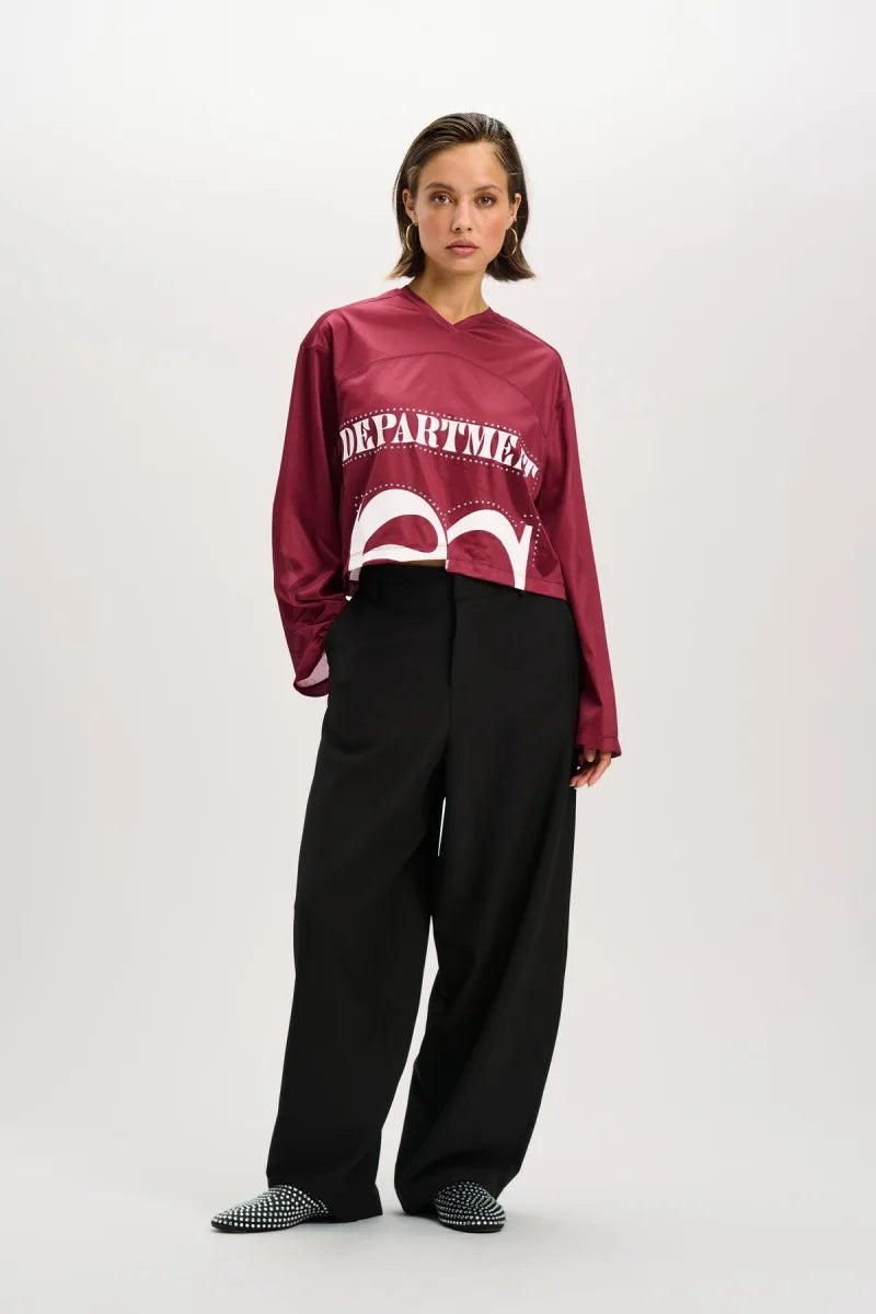 Hockey Shirt Fanny van Refined Department, kleur Bordeaux