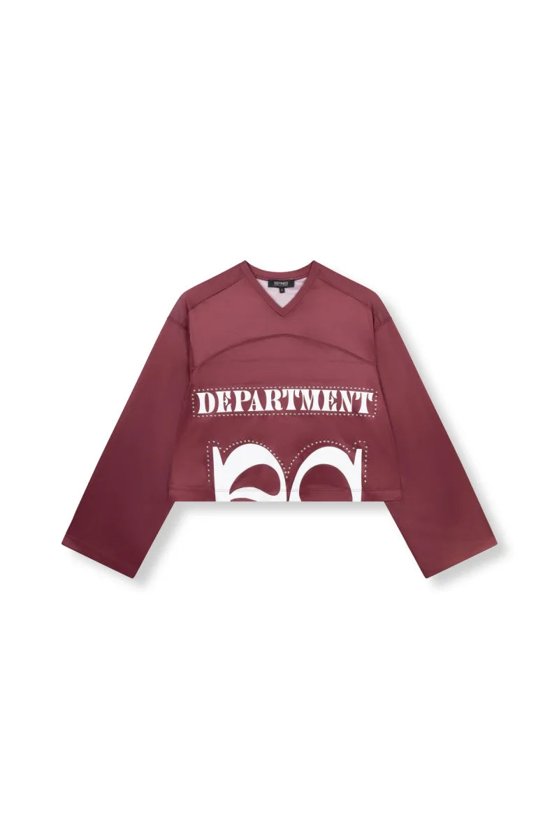 Hockey Shirt Fanny van Refined Department, kleur Bordeaux