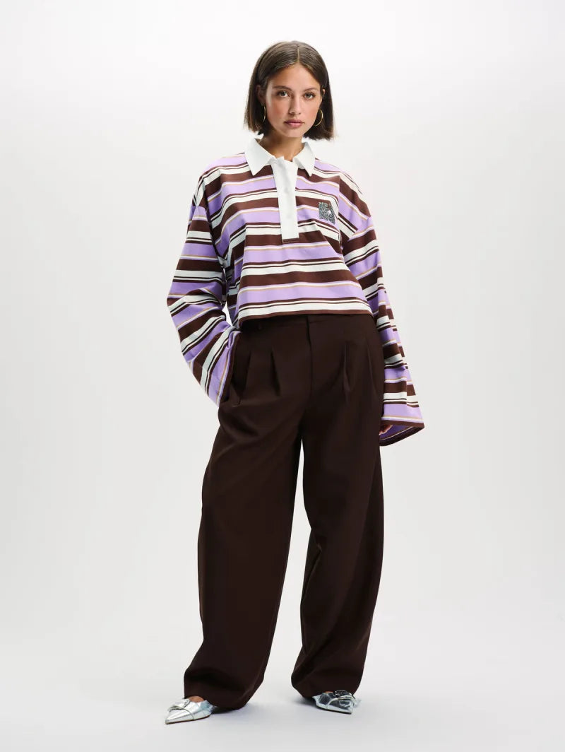 Kaly Pants van Refined Department, kleur Brown