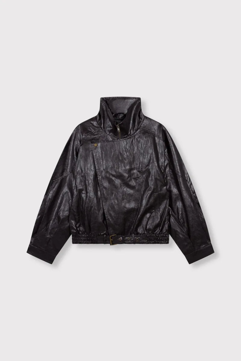 Lee Jacket van Refined Department, kleur Choc Brown
