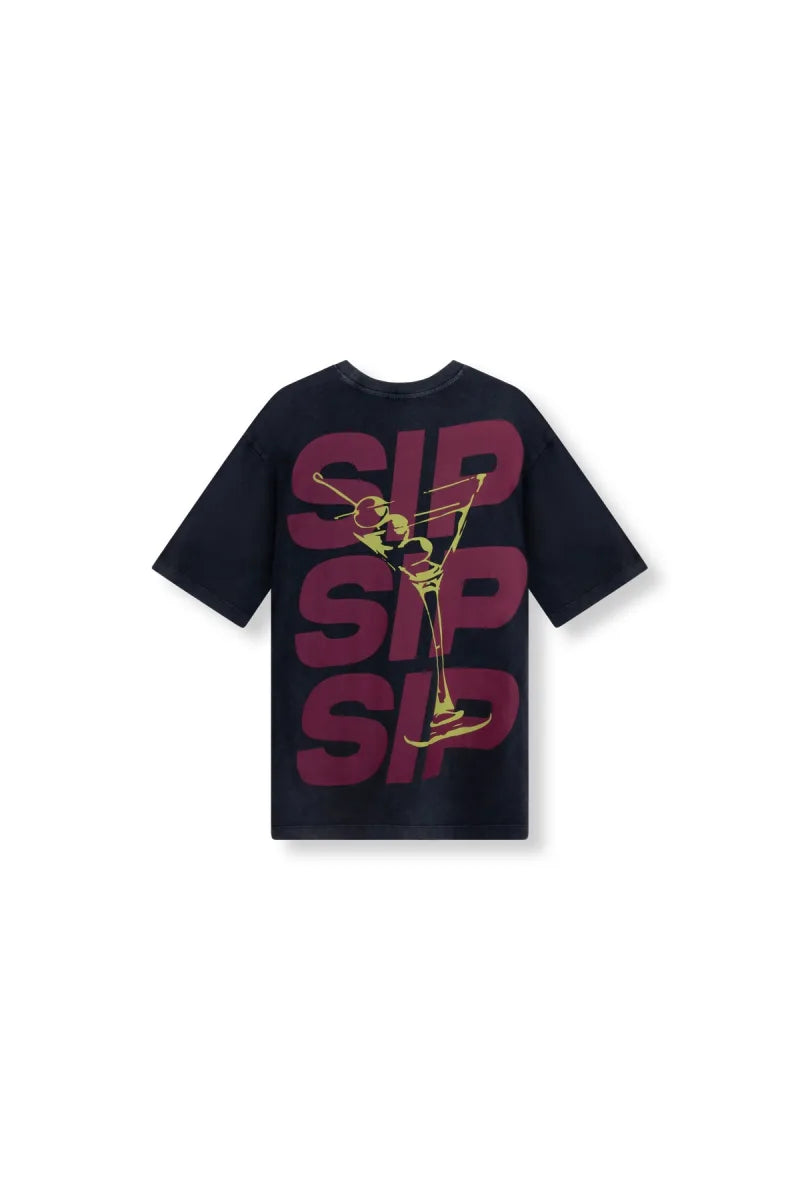 Maggy T-Shirt van Refined Department, kleur Antra