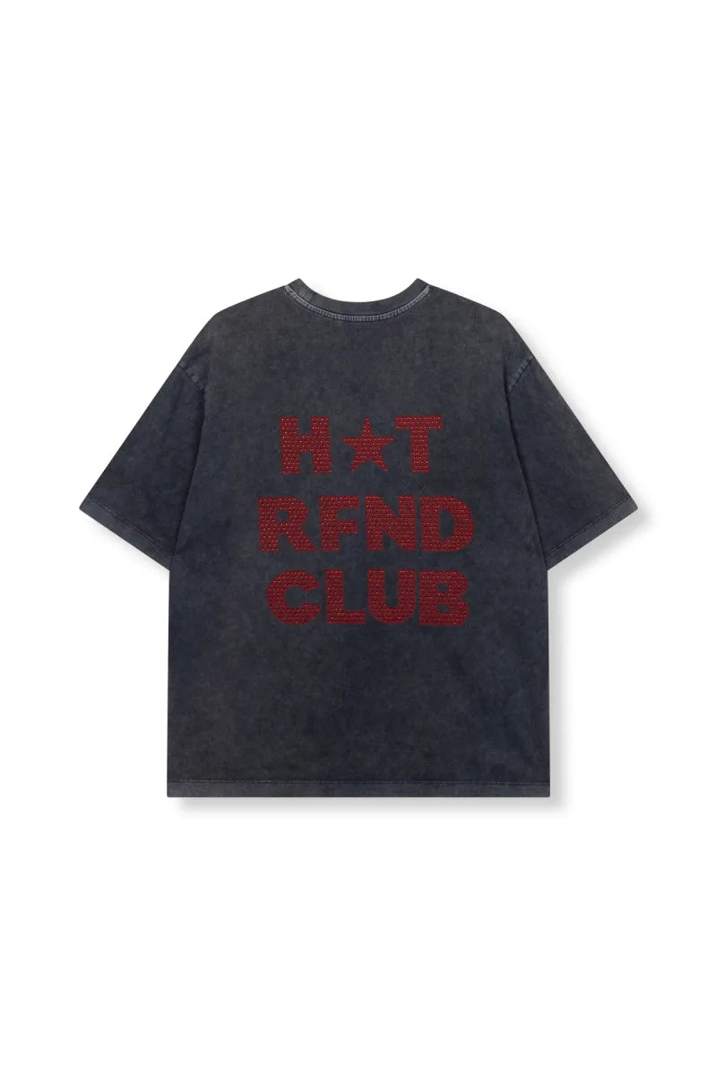 Oversized Tshirt Maggy van Refined Department, kleur Antra