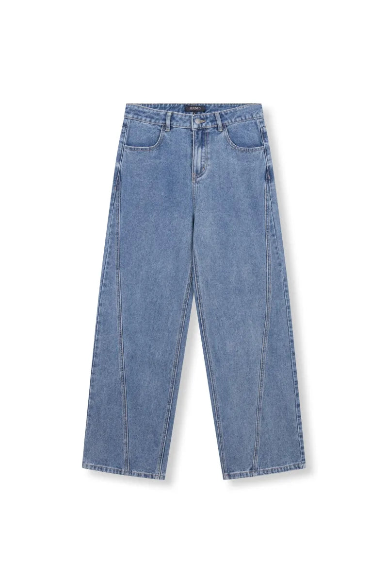 Payton Jeans van Refined Department, kleur Blue Denim