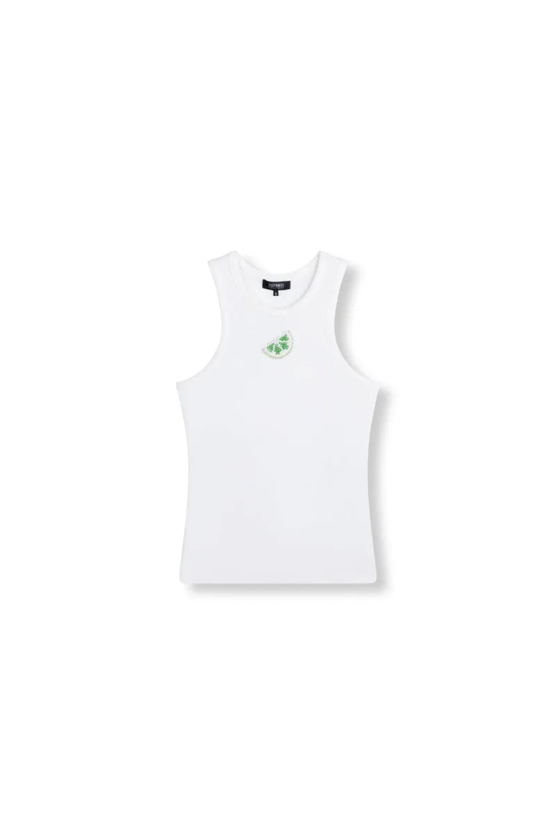Raquel Singlet van Refined Department, kleur White