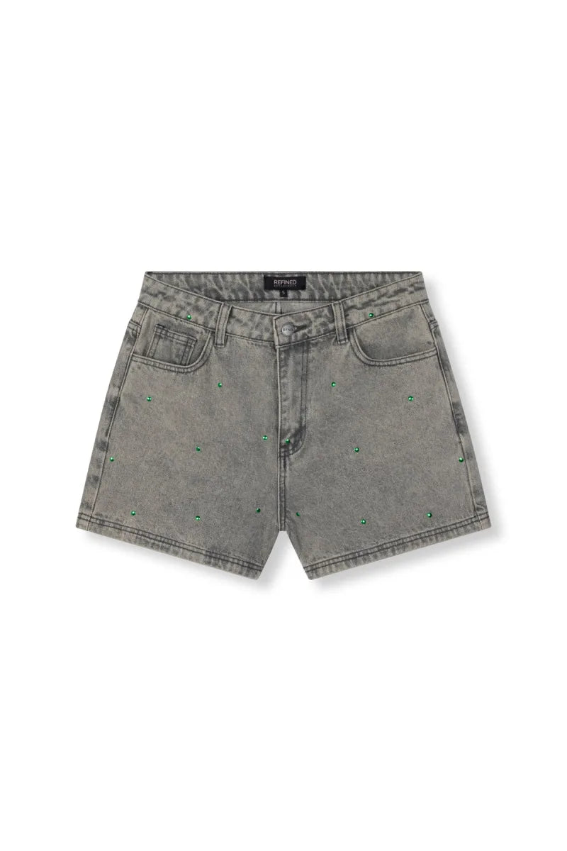 Relaxed Short Studs Zaar van Refined Department, kleur Mid Grey