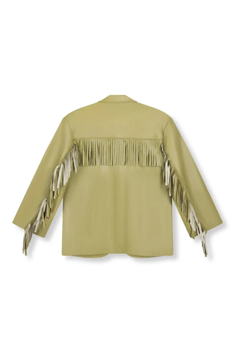 Tori Jacket van Refined Department, kleur Matcha