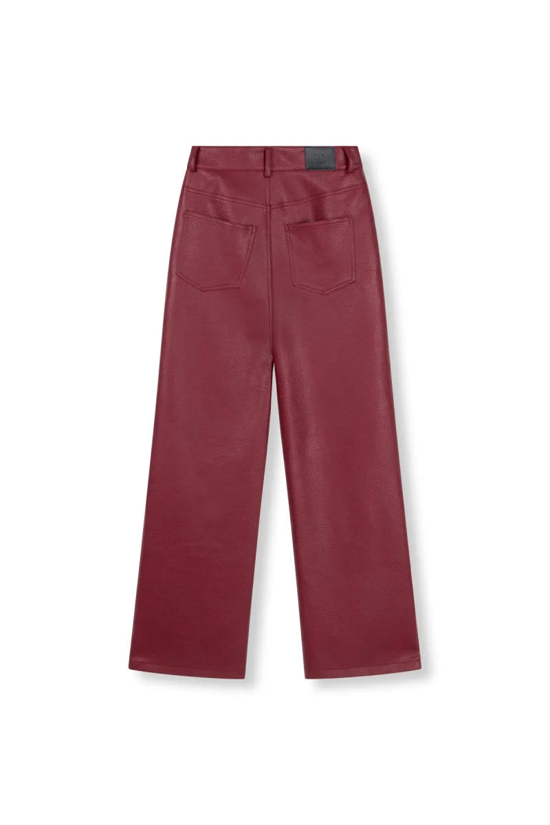 Wide Leg Pants Esmee van Refined Department, kleur Bordeaux